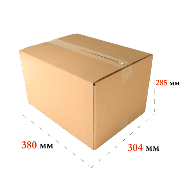 Гофрокороб 380*304*285 С Бурый 0201