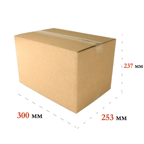 Гофрокороб 380*253*237 С Бурый 0201